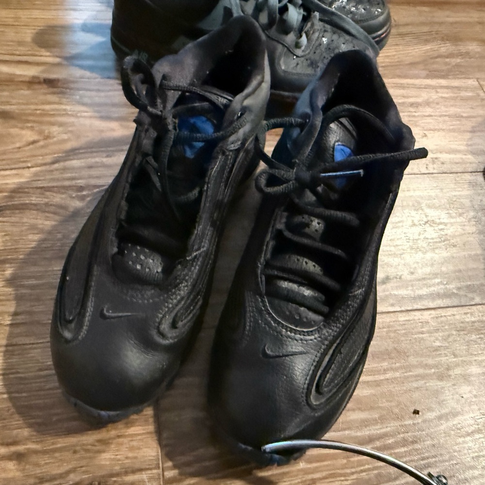 Nike Kids Black and Blue Sneakers